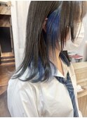 レイヤーカット×インナーカラー