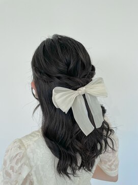 ウェアーズ(WARES) ふわふわハーフアップ