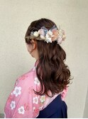 卒業式ヘアセット&袴着付け