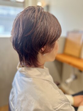 ヘアデザイン エソラ(hair design esora) ふんわりウルフにインナーカラー