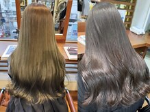 「縮毛矯正かけても巻きたい」思いも叶えます★縮毛矯正をかけた髪でも巻くことが可能[縮毛矯正/恵比寿］