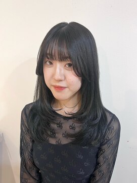 イオエ 梅田(ioe) ダブルカラー/大人ボブ/黒髪スタイル/髪質改善/縮毛矯正