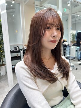 ロンド パルティール 大宮(Lond partir) 前髪カタログアンブレラカラーこなれミディウェーブパーマ大宮