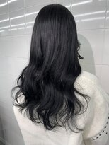 プルエクステで韓国人風黒髪ロング