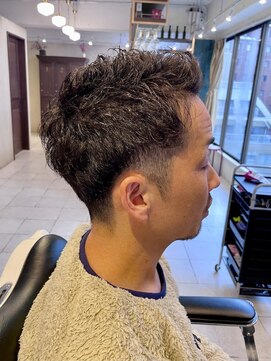 グレイスフルバーバーロンドン 大宮店(Graceful Barber London) 【40代 男性】ロンドンアイロンパーマ（大宮/バーバー）