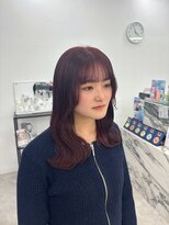 ブラウン(Brown)&nbsp;#haru ウォームレッドカラー/イメチェン
