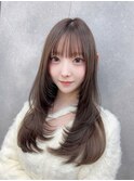 【kumu】韓国風レイヤー/髪質改善カラー/小顔前髪/栄/名古屋