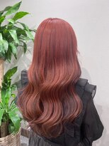 アールサロン アネックス 名駅(Rr SALON ANNEX)&nbsp;ピンク×韓国巻き×ツヤ髪