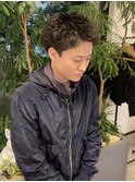 スパイキーショート/黒髪短髪/大人短髪
