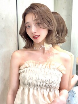 ロンドヴァリー 渋谷店(Lond vallee) ミニウルフレイヤーカット顔周り前髪韓国ショートボブ/渋谷