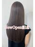 【New Open記念】酸性縮毛矯正ストレート+骨格似合わせカット¥23980