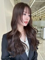 コア銀座メゾン(COA GINZA Maison)&nbsp;髪質改善レイヤーカット前髪カット顔周りレイヤー暗めカラー銀座