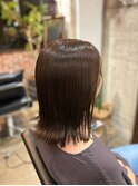 マッシュショートふんわりミディアム大人ボブアッシュカラー