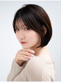 前髪あり大人小顔ボブ 30代40代50代【AIN.表参道】川原
