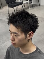 オーバルバイアピッシュ(OVARL by apish) スパイキーパーマ/スパイキーショート/メンズショート