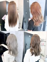 カミイロ(kamiiro)&nbsp;ベージュ/シルバー/ブリーチ無し/ダブルカラー/トリプルカラー