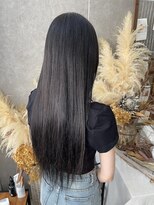 ルアナ エクステ 名古屋栄店(Luana.)&nbsp;【before、afterあり】重ためボブからロングに。