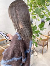 【ワンランク上の明るさ＆透明感★】ブリーチ無しダブルカラー＊ダメージレスにトーンアップ！