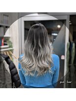 ピヴォヘアー(pivo hair)&nbsp;バレイヤージュ　グレージュ