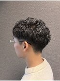 ちょうどいいを作るメンズショートパーマ【西宮北口/理容室】