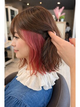 ブルーム 八千代緑が丘(bloom) インナーカラーSpringカラー