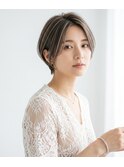 ショートカット/顔まわりカット/ハイライト/髪質改善/白髪ぼかし