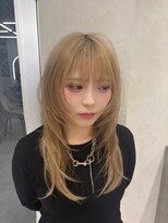 ロンド マーレ 天神大名店(Lond mare)&nbsp;大人ガーリー/ミディアムレイヤーカット/似合わせカット