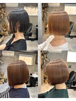ナロ(NARO) 【小顔似合わせカット】30代40代50代ショートボブ/ボブ/髪質改善