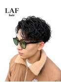 かきあげヘア メンズパーマ 大人パーマ ビジネスパーマ