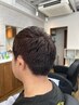 ヘアカラー+カット+シェービング