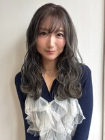 美容室 スタイルエキシティ(STYLE EKI CITY)&nbsp;オリーブアッシュ 顔回りレイヤー 髪質改善トリートメント