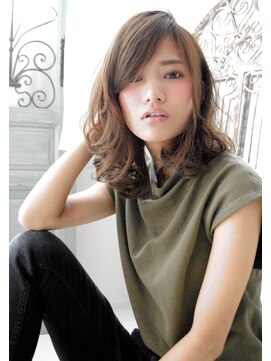 リッコ 横浜(ricco) ☆ricco外国人風セミディmak