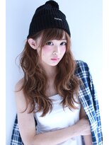 リリー(Lilly)&nbsp;【Lilly】ロング×ニット帽アレンジ