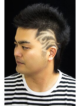 カプリヘアーデザイン(Capri Hair design) モヒカンウルフ★バリアート