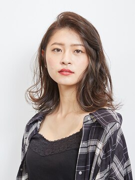 ホク(HOKU) ゆるふわセミロング×デジタルパーマ