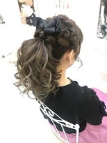 ヘアセットサロン ルミナ(LUMINA) 編み込みポニーテール