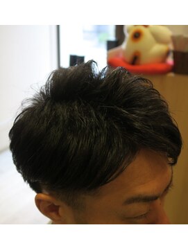 アイロンパーマで作る今時大人ツーブロック L レーヴ ヘアー Reve Hair のヘアカタログ ホットペッパービューティー