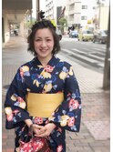 《branche》夏☆ボブでお団子アレンジ♪