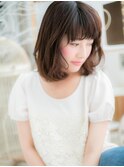 *mod's越谷*上品＆カジュアル☆斜めバングミディｃ