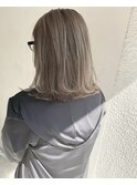 【Marl】オリーブグレージュカラーの外ハネボブ♪