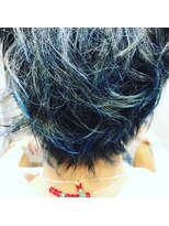 ヘアーサロン キー(Key)&nbsp;ブルーグラデーション