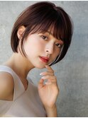 前髪あり大人ショートボブ20代30代40代【AIN.表参道】川原大地
