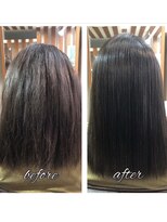 ヘア ソムリエ ゼアラ(hair sommelier Zara)&nbsp;【髪質改善】ふんわり縮毛矯正/30代/剛毛・癖毛が悩み