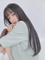 ルービック 難波(Rubik's)&nbsp;ブルーブラック/ミニウルフシースルー前髪ワンホン韓国