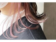 【インナーカラーでアクセント♪】★イルミナ☆ダークグレイ×インナーカラー【梅田/大阪駅/西梅田】