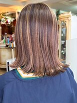 アルファ インタラクティブ エム フラワー(ALUFA interactive.M Flower)&nbsp;20代30代40代大人可愛いハイライト外国人風W3Dカラー