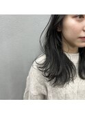 ワンカールミディアム × 地毛風グレージュ