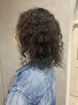 リアイス(Re:ICE) ロブレングス外国人風ウェーブスパイラルパーマ