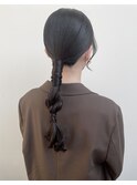 シンプルタイトあみおろしstyle