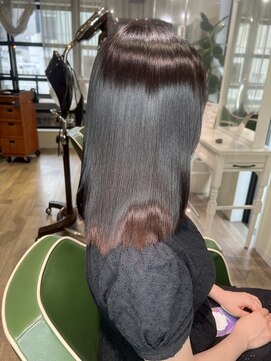 エムスリーディー アルル 赤坂店(M3D alulu) 髪質改善】激艶アッシュミディーミディアムヘアー